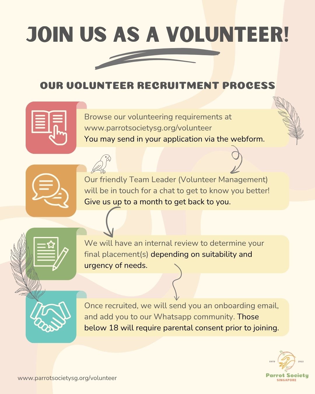 Volunteer with PSS
