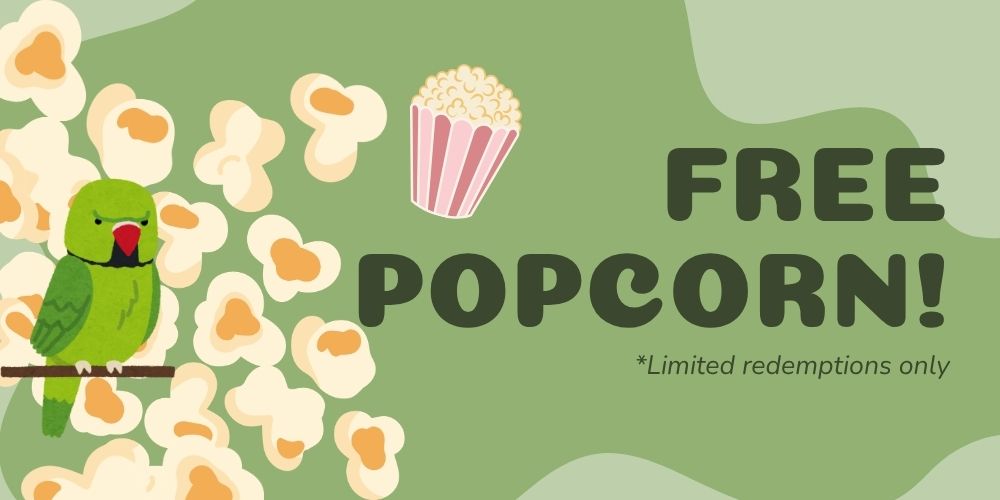 Friends of Parrots Day - FREE Popcorn